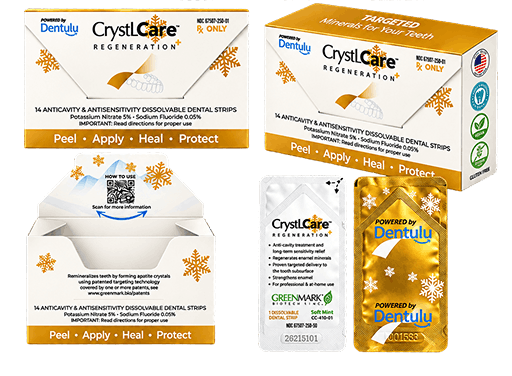 CrystLCare Pro Biorestorative Fluoride-Plus treatment pack