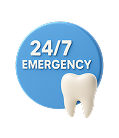 24 hour emergency dentist assistance illustration