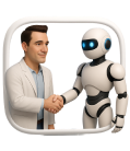 AI second opinion dental consultation illustration