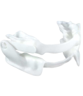 Sleep apnea mouth guard treatment illustration