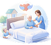 Hospice and palliative care settings