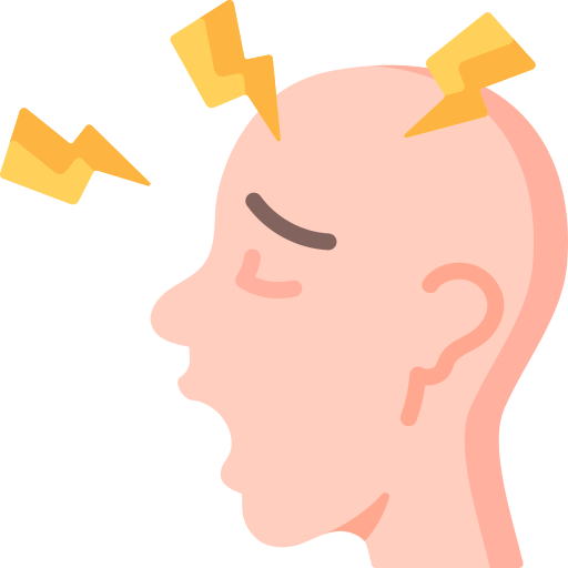 Morning headaches symptom icon