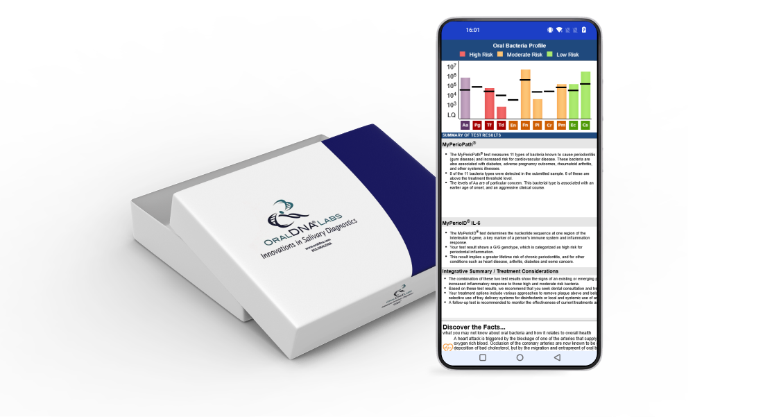 at home salivary testing kit