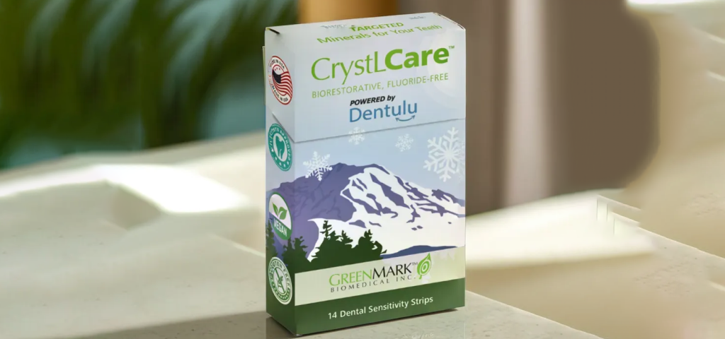 CrystLcare biorestorative fluoride free strips