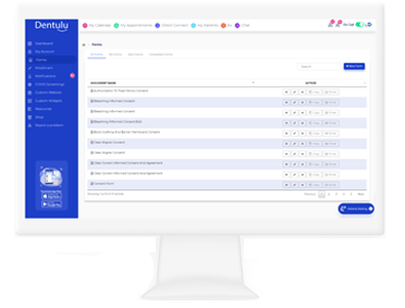 dental form management system