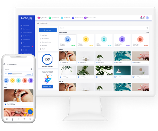 dentaldrop - access your files on all device