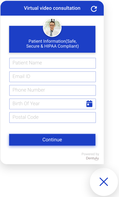 dental video consultation - patient information